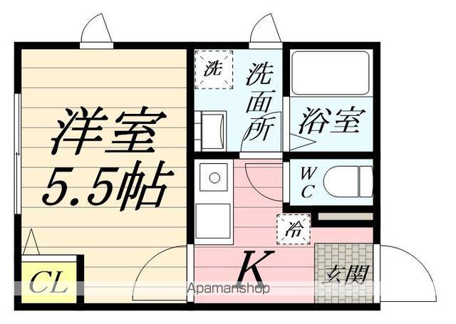 COTO(1K/1階)の間取り写真