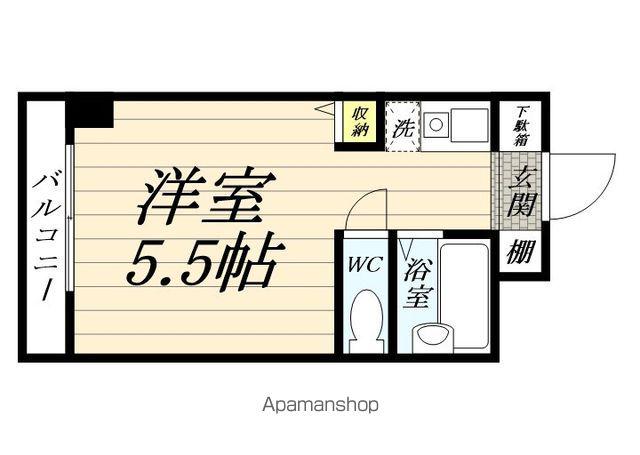 パークサイドビュー戸塚(ワンルーム/4階)の間取り写真