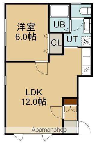 ピュアコートⅡ(1LDK/2階)の間取り写真