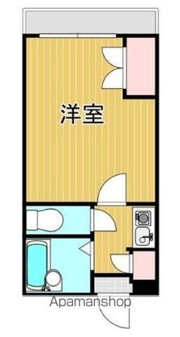 ハイツ五條(1K/4階)の間取り写真