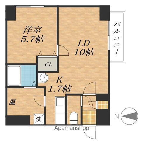 フォーレストインみなみ野2(1LDK/5階)の間取り写真