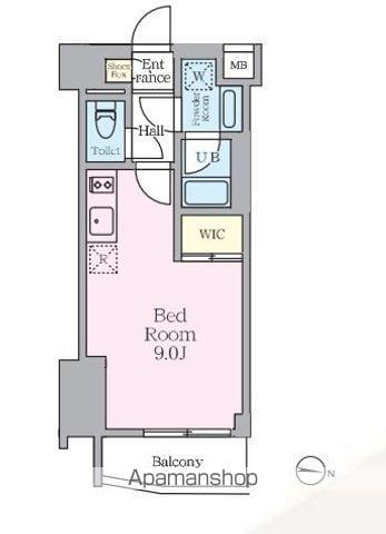 ハイズ三ノ輪Ⅱ(ワンルーム/4階)の間取り写真