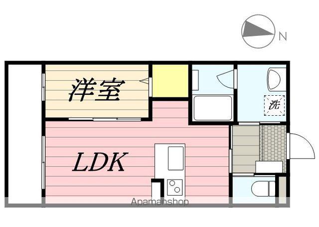 W RESIDENCE(1LDK/1階)の間取り写真