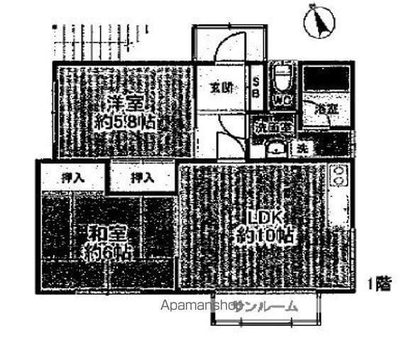 太平4条5丁目(2LDK/1階)の間取り写真