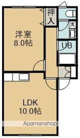 レジェーロ藤(1LDK/2階)の間取り写真