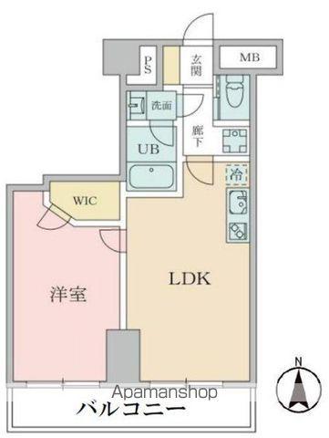 リレント新宿 5階階 間取り