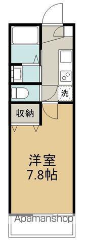 SOLA福田町(1K/1階)の間取り写真