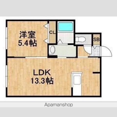 LIEN KITAHIROSHIMA Ⅰ(1LDK/3階)の間取り写真