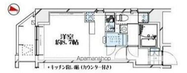 グランリーヴェル横濱南AIRYグランリーヴェルヨコハマミナミエ(ワンルーム/3階)の間取り写真