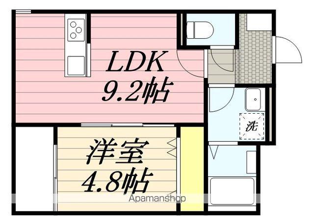 グランレーヴ井尻(1LDK/3階)の間取り写真
