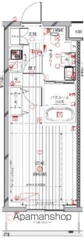 レガリス中野鷺宮(1K/2階)の間取り写真