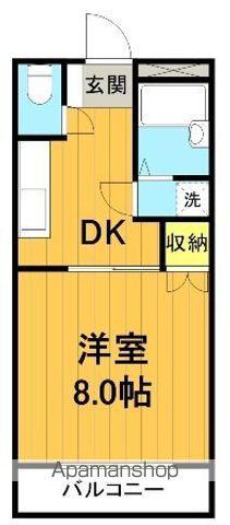 エクセル長者(1K/2階)の間取り写真
