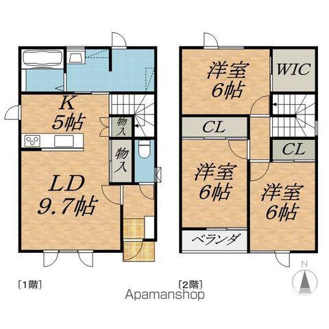 ＴＯＷＮ大通南３２西(3LDK)の間取り写真