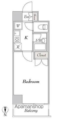 BLUROCK秋葉原(1K/7階)の間取り写真