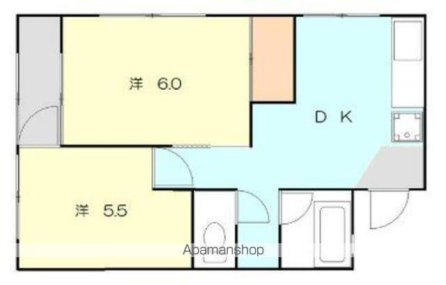 ファミリアマンション(2SLDK/6階)の間取り写真