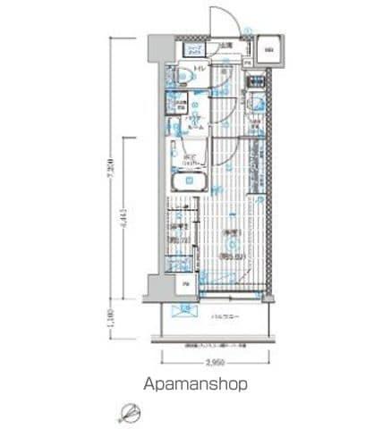 ブライズ鶴見本町通MAXIV(1K/2階)の間取り写真