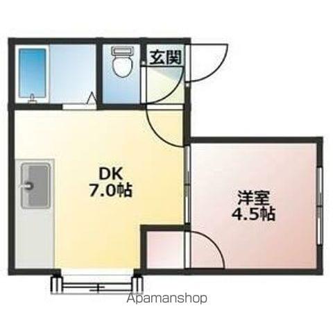 ステージ 511(1DK/3階)の間取り写真
