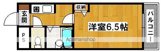 SEIBY朱鷺(1K/4階)の間取り写真