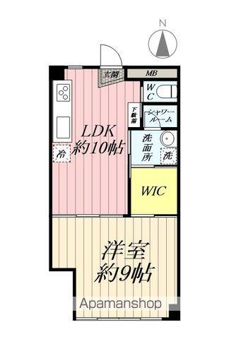 グッディーⅡ(1LDK/1階)の間取り写真