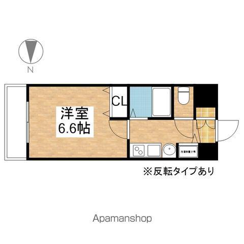 プレサンス桜通葵(1K/2階)の間取り写真