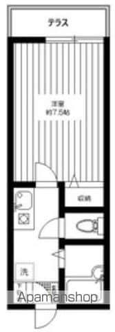 ヴェルドミール高円寺(1K/1階)の間取り写真