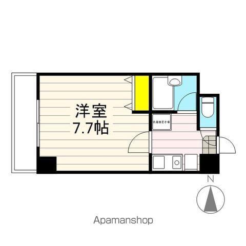 リエス原ノ町(1K/8階)の間取り写真