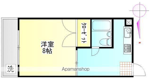 アーバンライフ中野(1DK/2階)の間取り写真