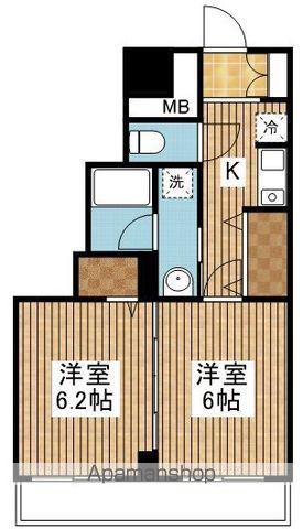 オセオ弁天(2K/9階)の間取り写真