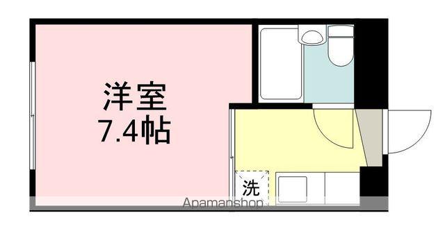 本町佐藤ビル(1K/5階)の間取り写真