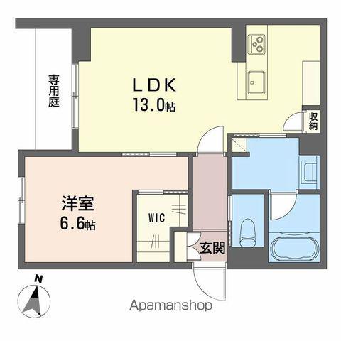 COEURMAISON内方(1LDK/1階)の間取り写真