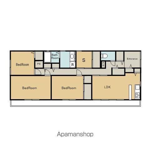 ココナッツプラザ(3LDK/2階)の間取り写真