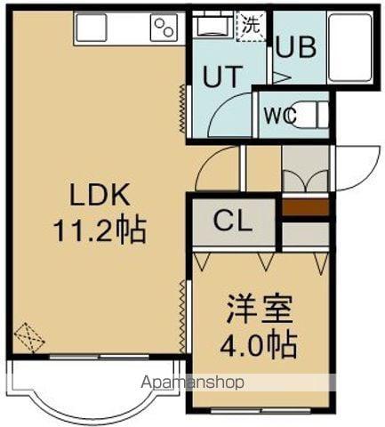 グラン・プロスペレ(1LDK/3階)の間取り写真