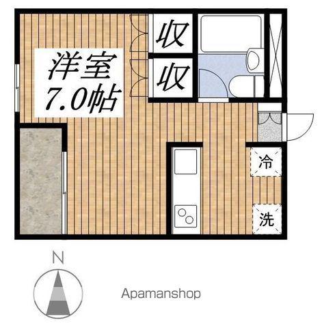 エンゼルハイム大樹(1K/1階)の間取り写真