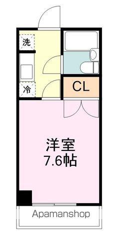アーバン川内(1K/2階)の間取り写真