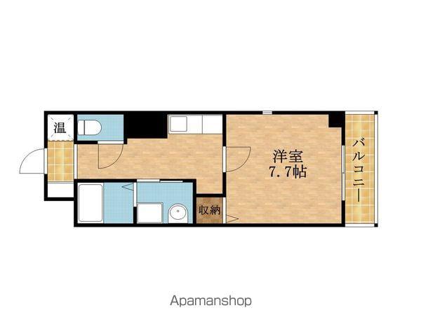 GROOVE守口駅前(1K/3階)の間取り写真