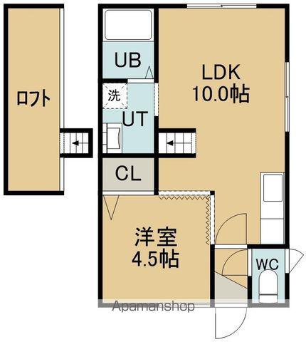 ノースシャインSⅠ(1LDK/1階)の間取り写真