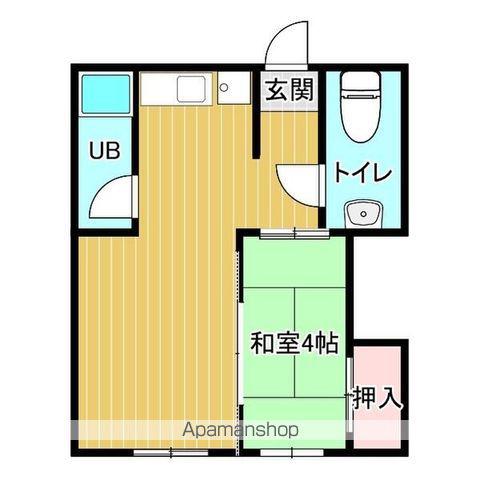 メゾン西庄 Ⅰ(1LDK/2階)の間取り写真