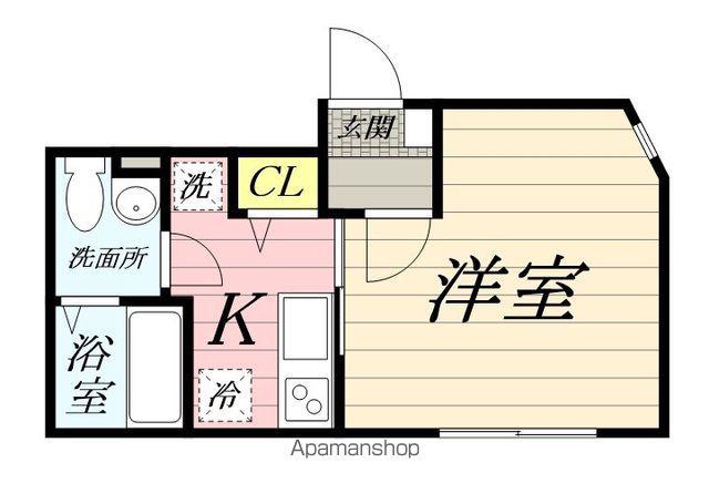 Y＇S MARE(1K/3階)の間取り写真
