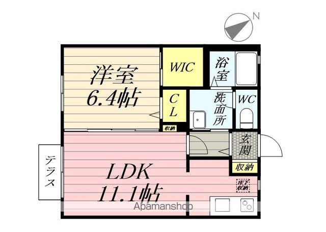 シャーメゾン・シュシュⅠ(1LDK/1階)の間取り写真