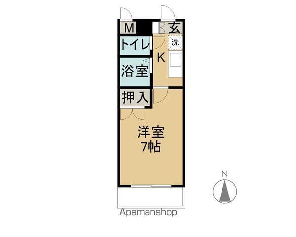 エトアール大幸(1K/2階)の間取り写真