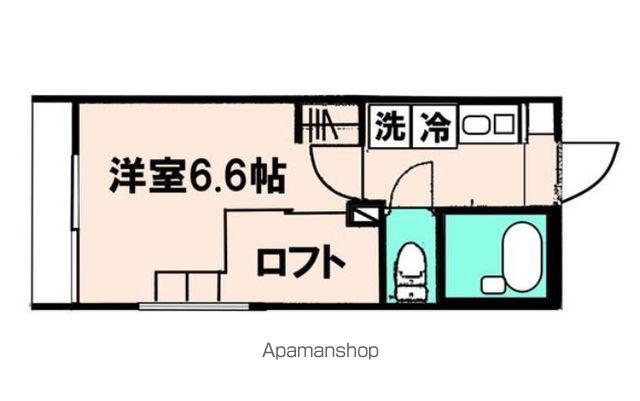フェリーチェ阿佐ヶ谷Ⅴ(1K/1階)の間取り写真