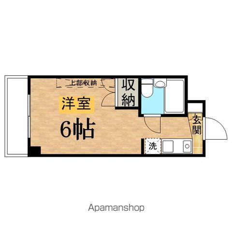 カサ・ロサ聖蹟(ワンルーム/2階)の間取り写真