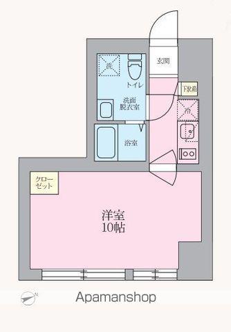 V-MUSIC中野(1K/8階)の間取り写真