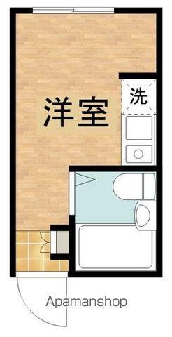 リヴ氷川台(ワンルーム/1階)の間取り写真