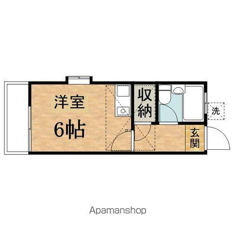 コーポアメニティⅡ(1K/2階)の間取り写真