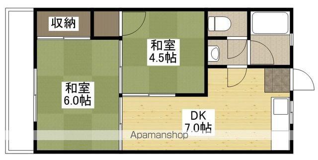 高岡マンション(2DK/3階)の間取り写真