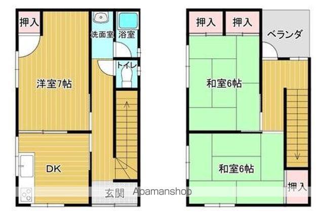 友美荘(3DK)の間取り写真