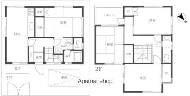 東武伊勢崎・大師線 東向島駅 徒歩6分 2階建 築48年(4LDK)の間取り写真