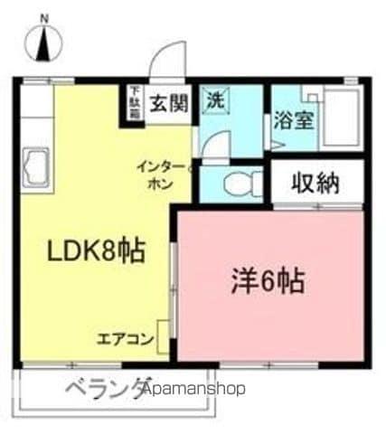 サンライトⅡ(1LDK/1階)の間取り写真