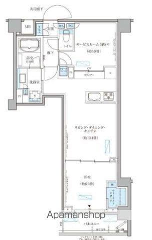 パークアクシス文京本郷(1SLDK/4階)の間取り写真